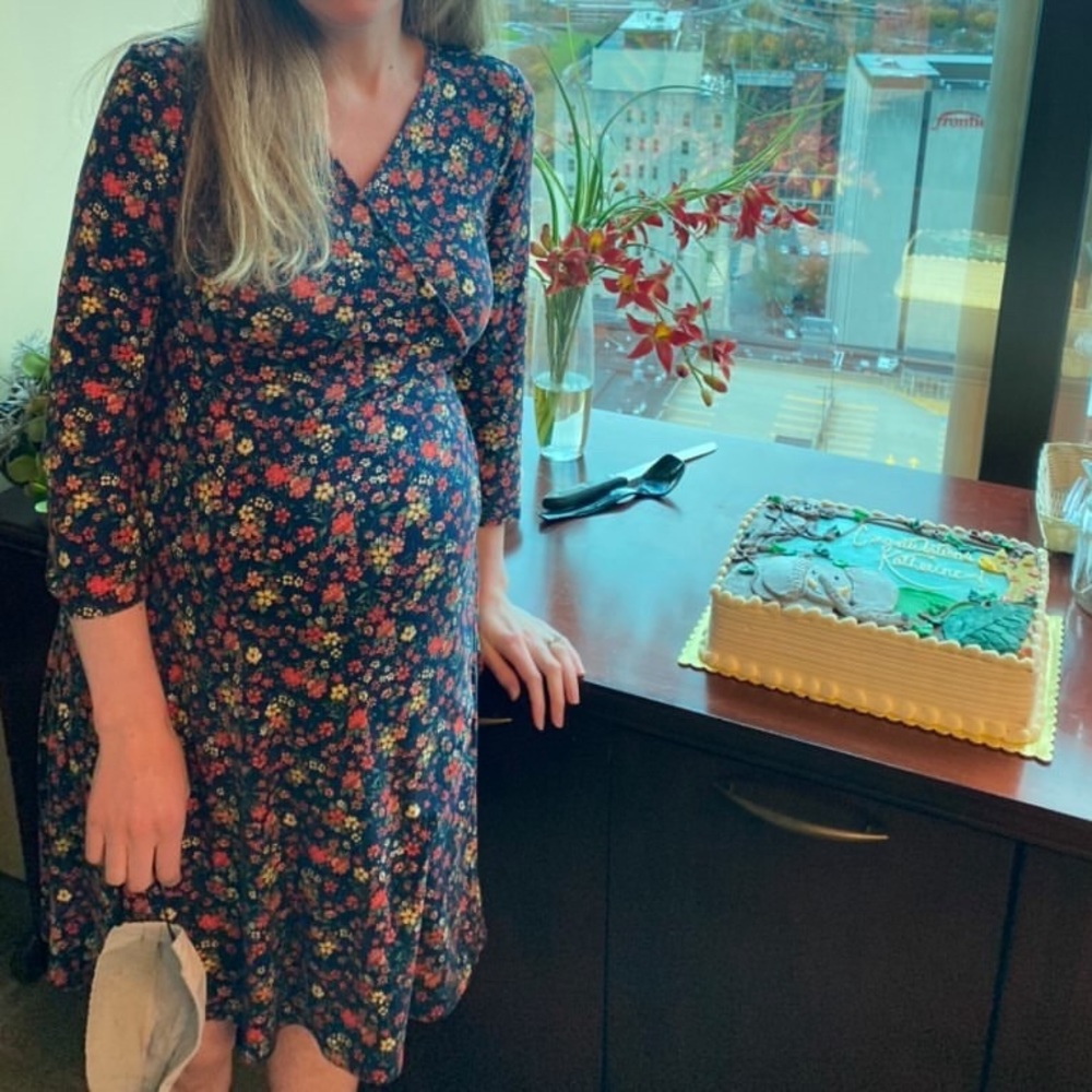 Old navy floral maternity dress